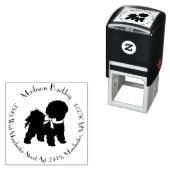 Bichon Frise Doppy Welpe Permastempel (Beispiel)