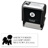 Bichon Frise Doppy Welpe Permastempel (Beispiel)