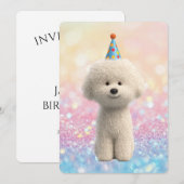 Bichon Frise Einladung (Vorne/Hinten)