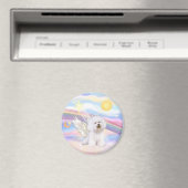Bichon Frise Engel Magnet (In Situ (Geschirrspüler))