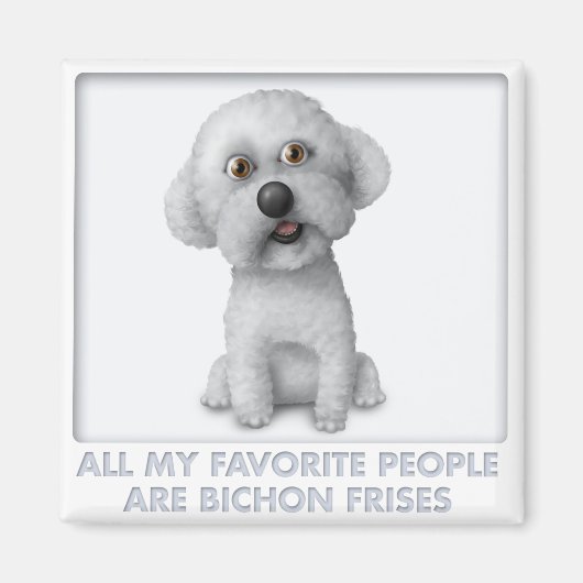 Bichon Frise Favorite Magnet (Vorne)