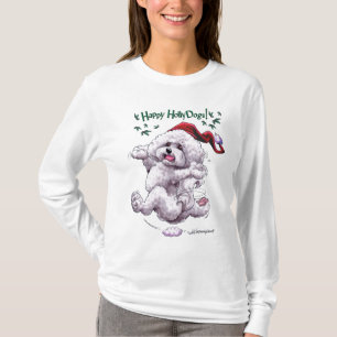 Bichon Frise Feiertags-T-Shirt T-Shirt