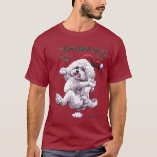 Bichon Frise Feiertagst-shirt T-Shirt