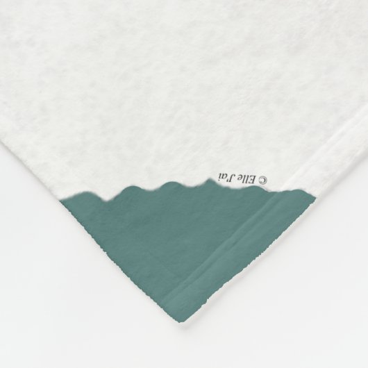 Bichon Frise Fleece Blanken (Ecke)