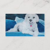 Bichon Frise Freund Visitenkarte (Rückseite)