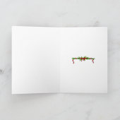 Bichon Frise frohe Weihnachten (Innenseite)