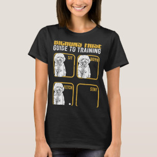 Bichon frise Führer zum Training Sit down Bleibe T-Shirt