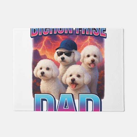 Bichon Frise Fußmatte (Vorderseite)