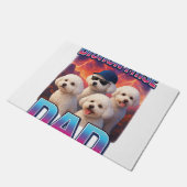 Bichon Frise Fußmatte (Schrägansicht)