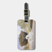 Bichon Frise Gepäckanhänger (Vorderseite vertikal)