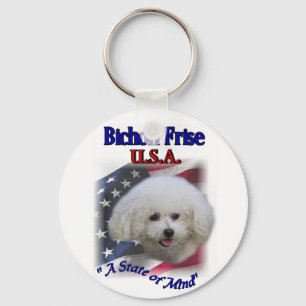 Bichon Frise Geschenke Schlüsselanhänger