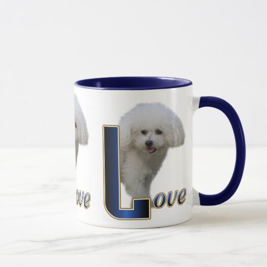 Bichon Frise Geschenke Tasse (Rechts)