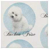 Bichon Frise Gewebe Stoff (Nahaufnahme)
