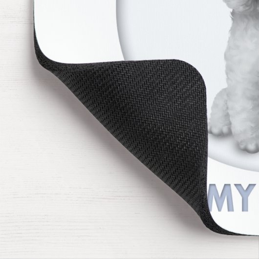 Bichon Frise Granddog Mousepad (Ecke)