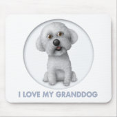 Bichon Frise Granddog Mousepad (Vorne)