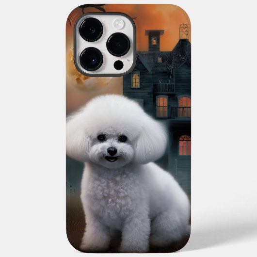 Bichon Frise Halloween Beängstigend Case-Mate iPhone Hülle (Rückseite)