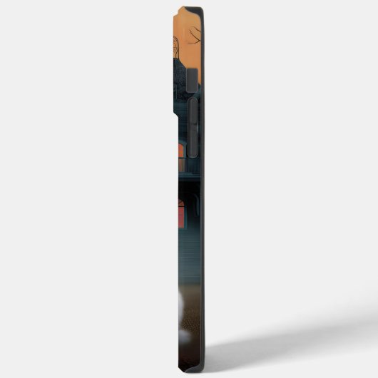 Bichon Frise Halloween Beängstigend Case-Mate iPhone Hülle (Rückseite / Links)