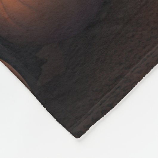 Bichon Frise Halloween Beängstigend Fleecedecke (Ecke)