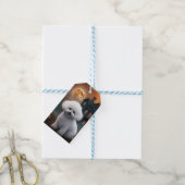 Bichon Frise Halloween Beängstigend Geschenkanhänger (Mit Garn)