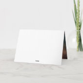 Bichon Frise Halloween Beängstigend Karte (Rückseite)