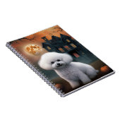 Bichon Frise Halloween Beängstigend Notizblock (Rechte Seite)
