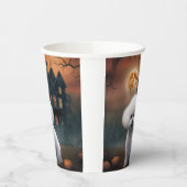 Bichon Frise Halloween Beängstigend Pappbecher (Links)