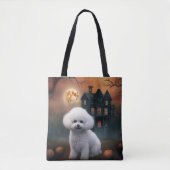 Bichon Frise Halloween Beängstigend Tasche (Vorderseite)