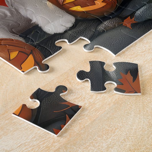 Bichon Frise Halloween Spooky Puzzle (Seite)