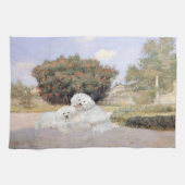 Bichon Frise Handtuch (Horizontal)
