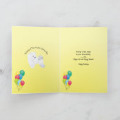 Bichon Frise Happy Birthday Karte (Innenseite)