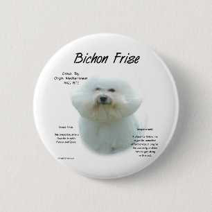Bichon Frise History; alles über Bichon Frise Button