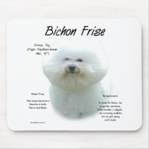 Bichon Frise History; alles über Bichon Frise Mousepad