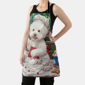 Bichon Frise Holiday Baking: Festliche Weihnachten Schürze (InSitu)