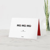 Bichon Frise Holiday Card Karte (Rückseite)