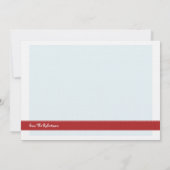 Bichon Frise Holiday Note Card kundenspezifisch Einladung (Rückseite)