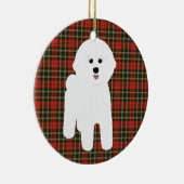Bichon Frise Holiday Ornament (Rechts)