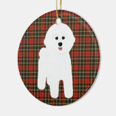 Bichon Frise Holiday Ornament (Links)