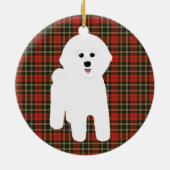 Bichon Frise Holiday Ornament (Hinten)