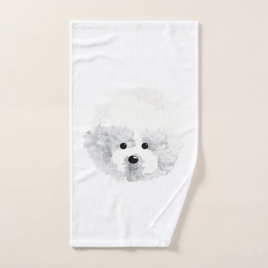 Bichon Frise Hund Handtuch (Handtuch)