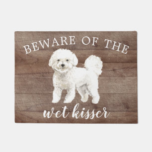 Bichon Frise Hund Personalisiert Dog Mat Fußmatte
