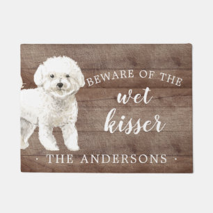 Bichon Frise Hund Personalisiert Dog Mat Fußmatte