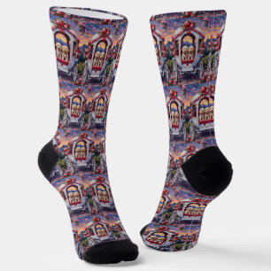 Bichon Frise Hund Valentinstag Socken