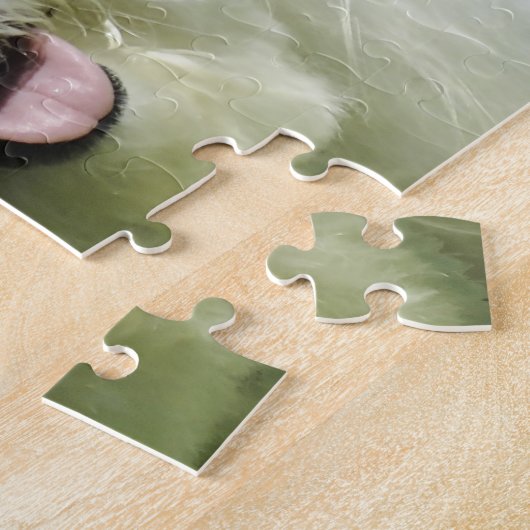 Bichon Frise Hunde. Puzzle (Seite)