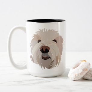 Bichon Frise Hundeliebhaber Bichon Frise Zweifarbige Tasse