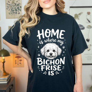 Bichon Frise Hundeliebhaber Süßer Besitzer Humor L T-Shirt
