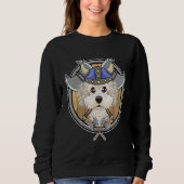 Bichon Frise I Valhalla I Viking Sweatshirt (Vorderseite)