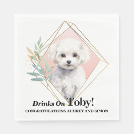 Bichon Frise I zu Napkins mit Hunden Foto Serviette