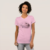 Bichon Frise im tiefen Gedanken T-Shirt (Vorne ganz)