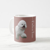 Bichon Frise Kaffee-Tasse Kaffeetasse (Vorderseite Links)
