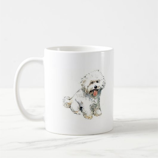 Bichon Frise Kaffeetasse (Links)